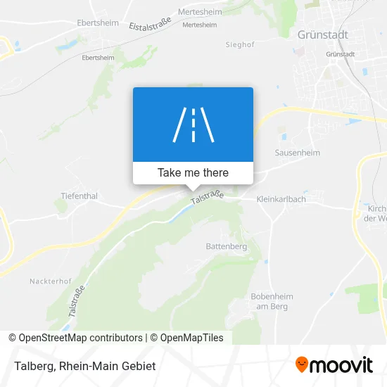 Talberg map