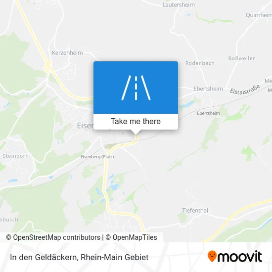 In den Geldäckern map