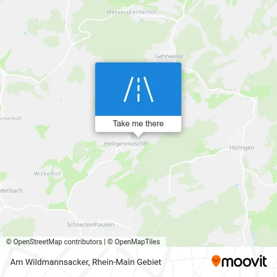 Am Wildmannsacker map