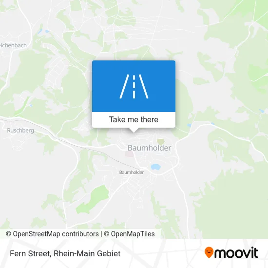 Fern Street map