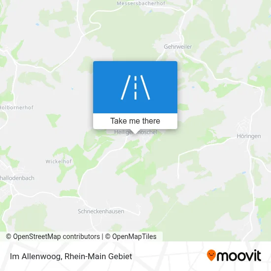 Im Allenwoog map
