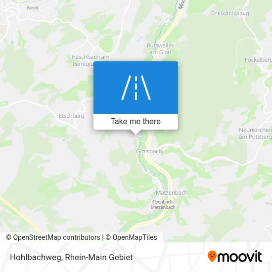 Hohlbachweg map