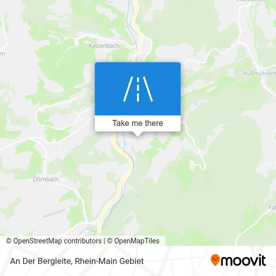 An Der Bergleite map