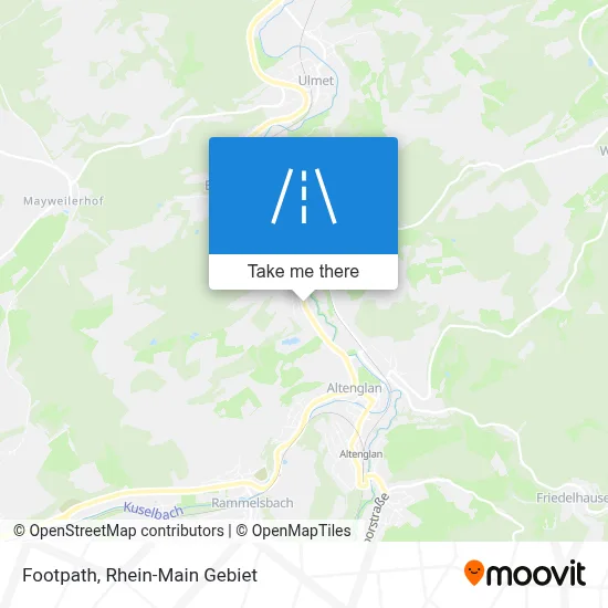 Voetpad map