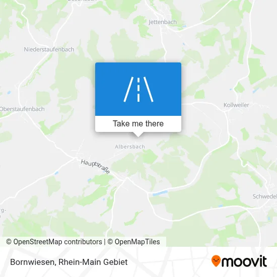Bornwiesen map