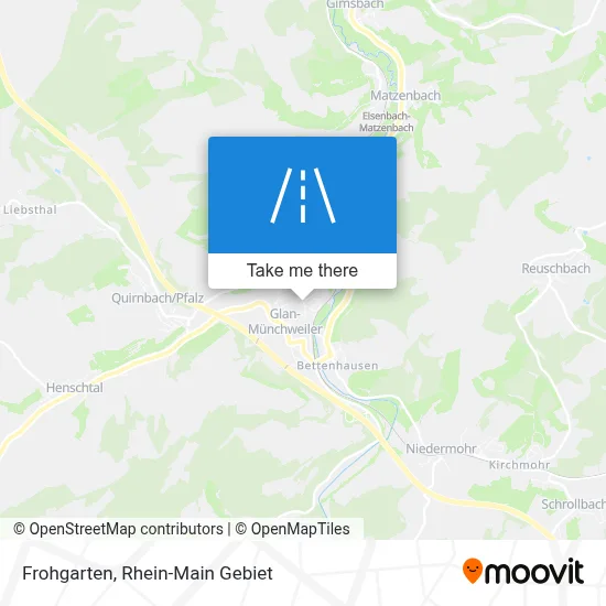 Frohgarten map