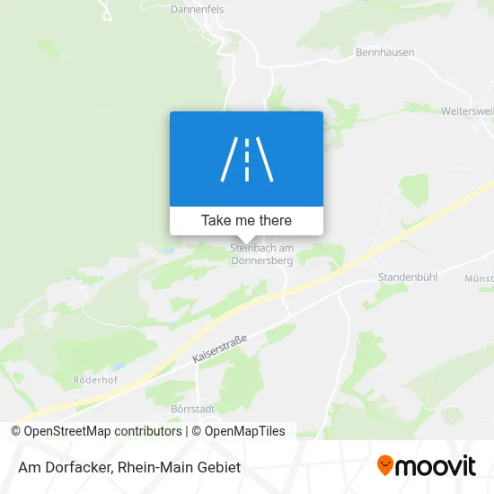 Am Dorfacker map