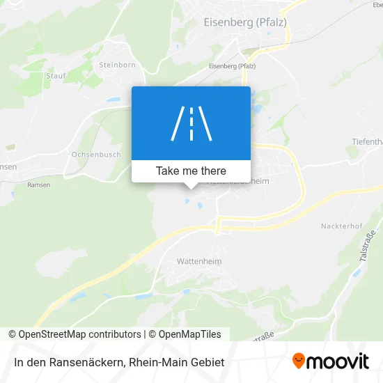 In den Ransenäckern map