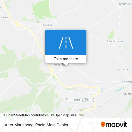 Alter Mauerweg map