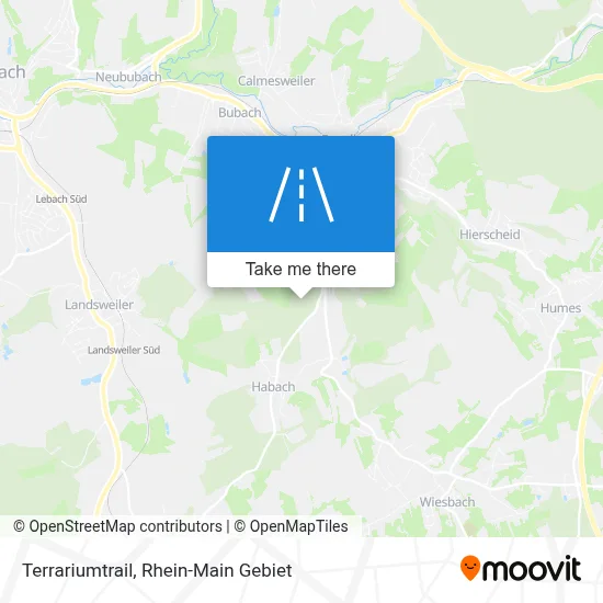 Terrariumtrail map
