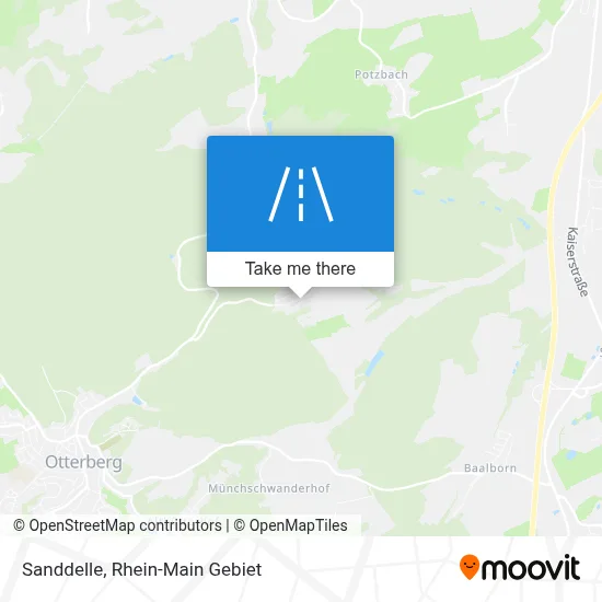 Sanddelle map
