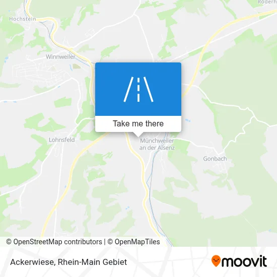 Ackerwiese map