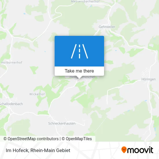Im Hofeck map