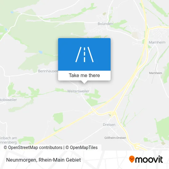 Neunmorgen map