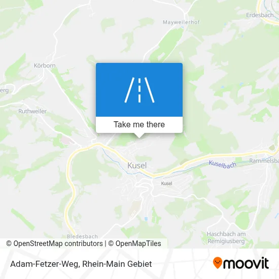 Adam-Fetzer-Weg map