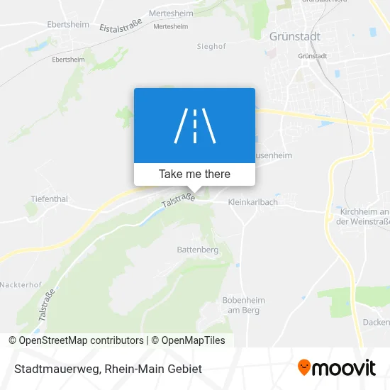 Stadtmauerweg map