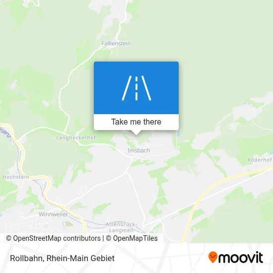 Rollbahn map