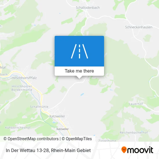 In Der Wettau 13-28 map