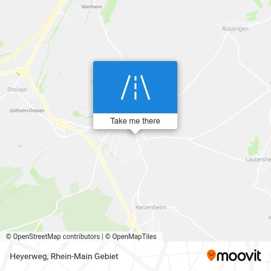 Heyerweg map