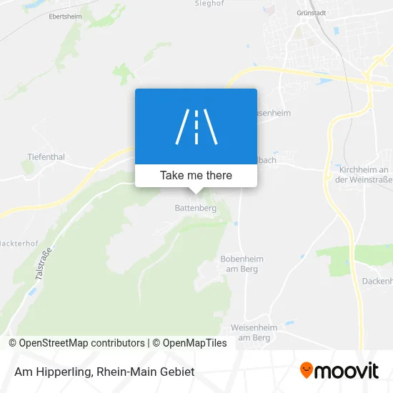 Am Hipperling map