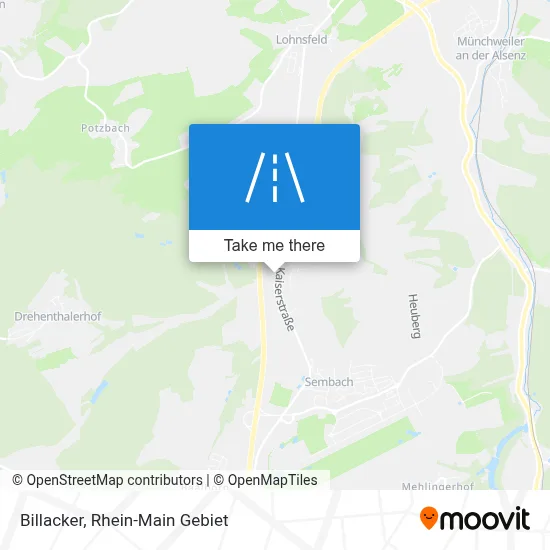 Billacker map