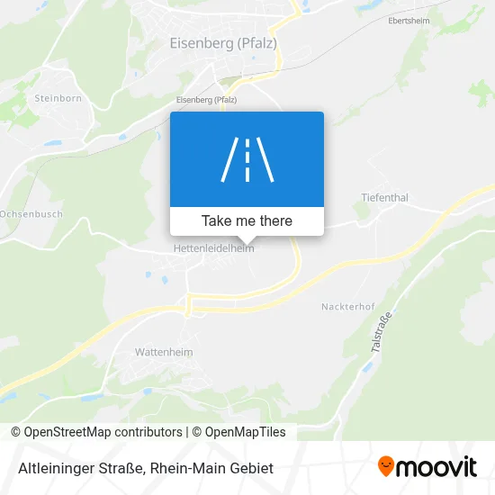 Altleininger Straße map