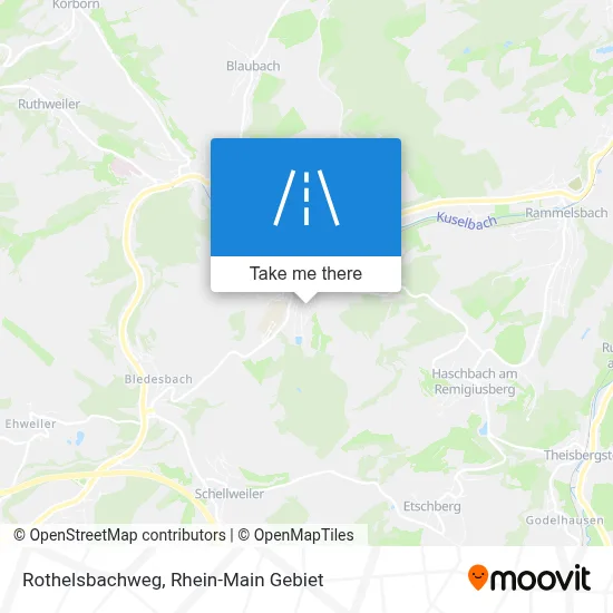 Rothelsbachweg map