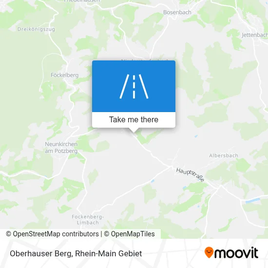 Oberhauser Berg map