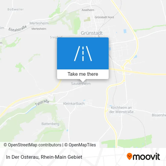 In Der Osterau map