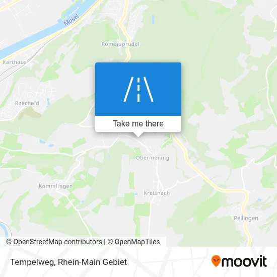 Tempelweg map