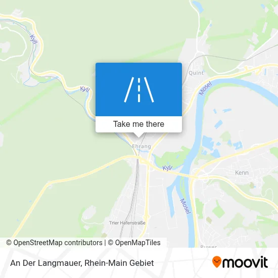 An Der Langmauer map