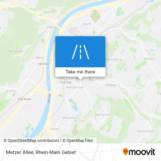 Metzer Allee map