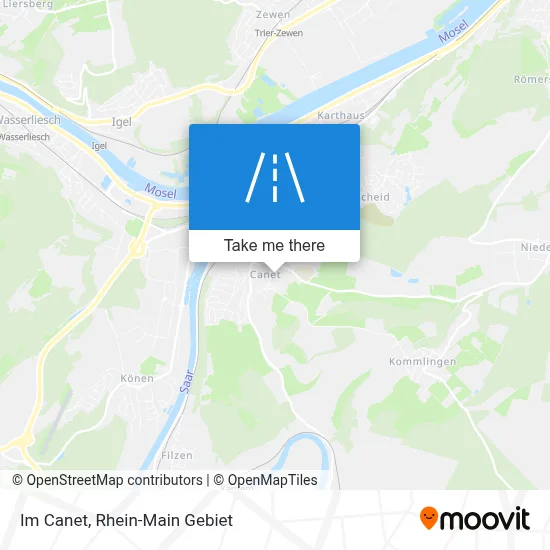 Im Canet map