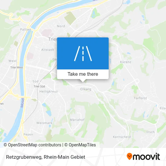 Retzgrubenweg map