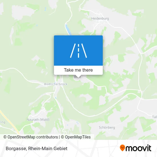 Borgasse map
