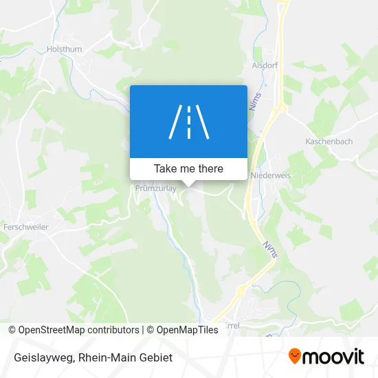 Geislayweg map
