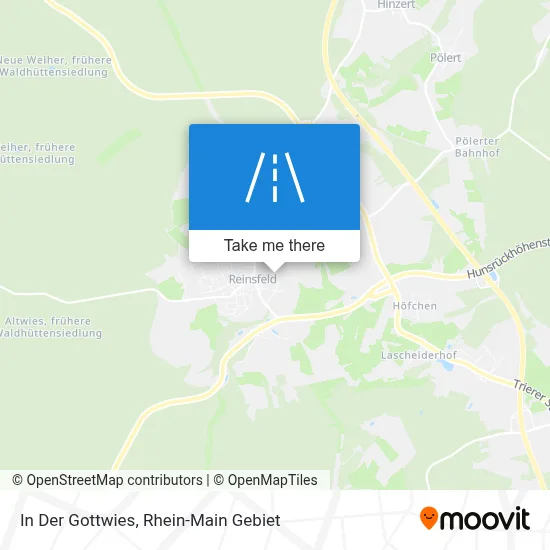 In Der Gottwies map