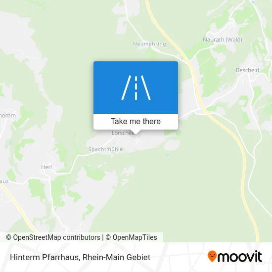 Hinterm Pfarrhaus map