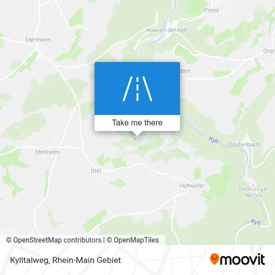 Kylltalweg map