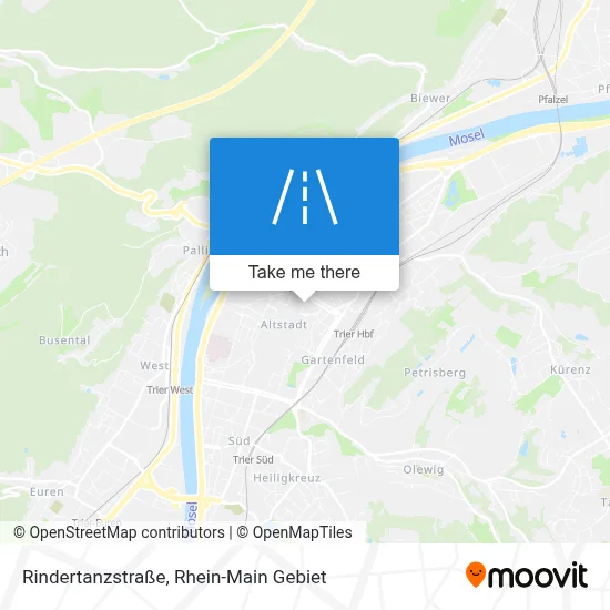 Rindertanzstraße map