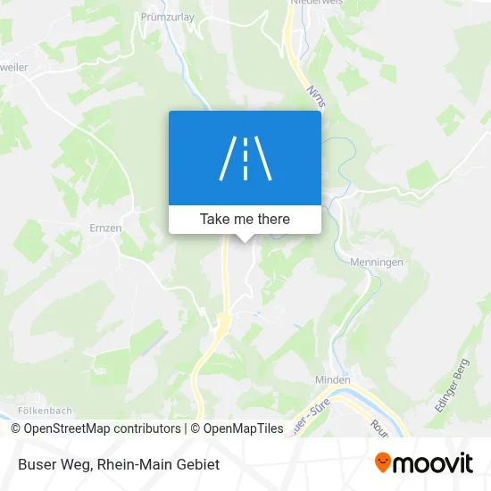 Buser Weg map