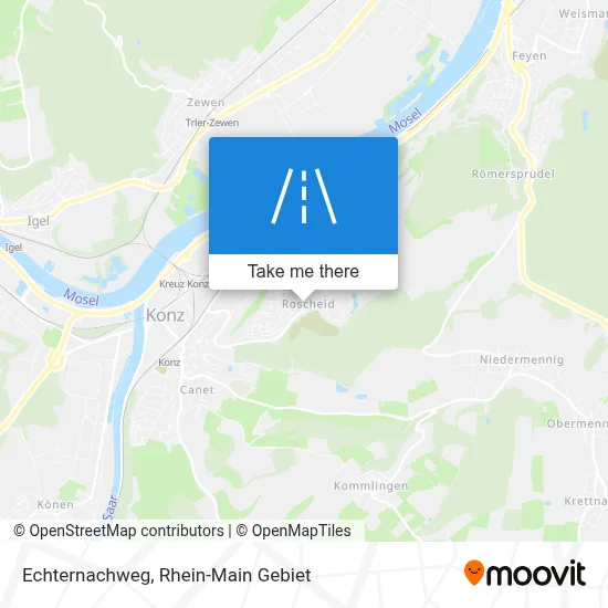 Echternachweg map
