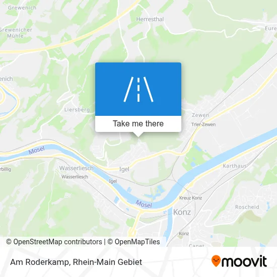 Am Roderkamp map