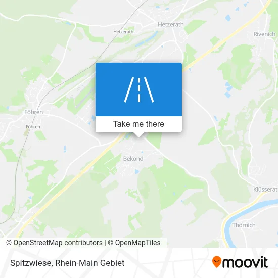 Spitzwiese map