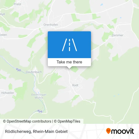 Rödlicherweg map