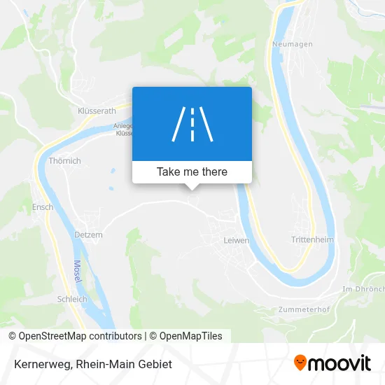 Kernerweg map