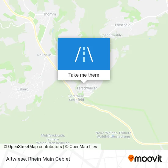 Altwiese map