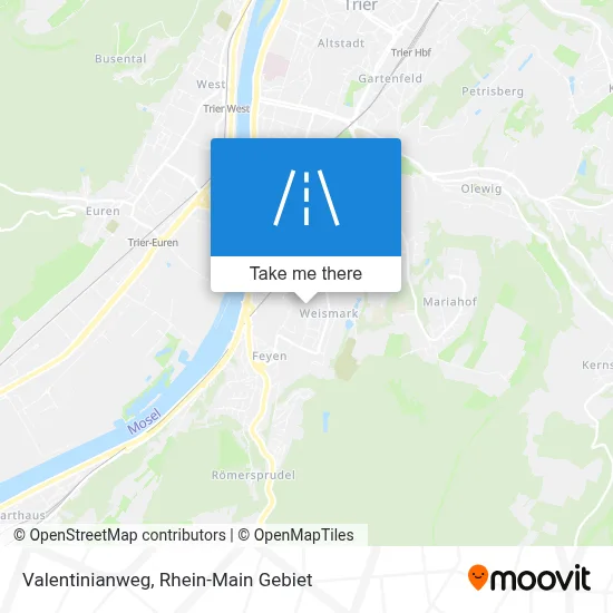 Valentinianweg map