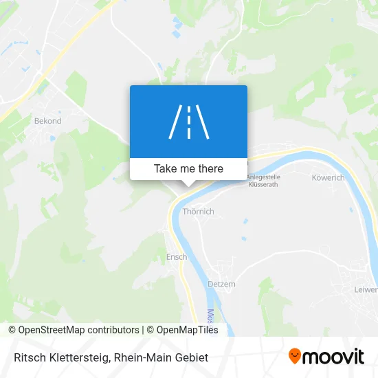 Ritsch Klettersteig map