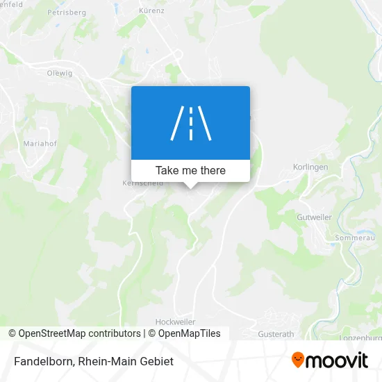 Fandelborn map